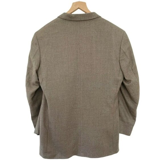 Oscar De La Renta Men's SZ 40R Lambswool Cashmere Sport Coat Blazer Jacket - Picture 3 of 8